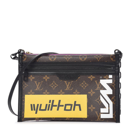 Louis Vuitton Monogram Double Flat Messenger Marron 1 of 13