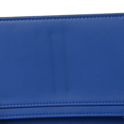 Chanel Patent Calfskin Quilted Boy Yen Wallet Dark Blue 10 of 20