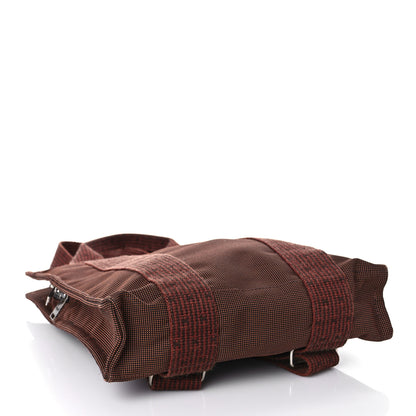 Hermes Canvas Herline Backpack Brown 4 of 8