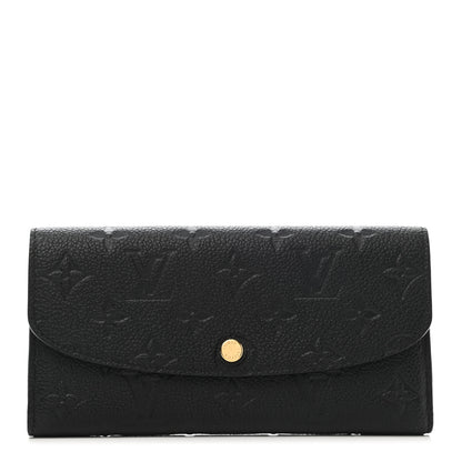 Louis Vuitton Empreinte Emilie Wallet Black Dune 1 of 8