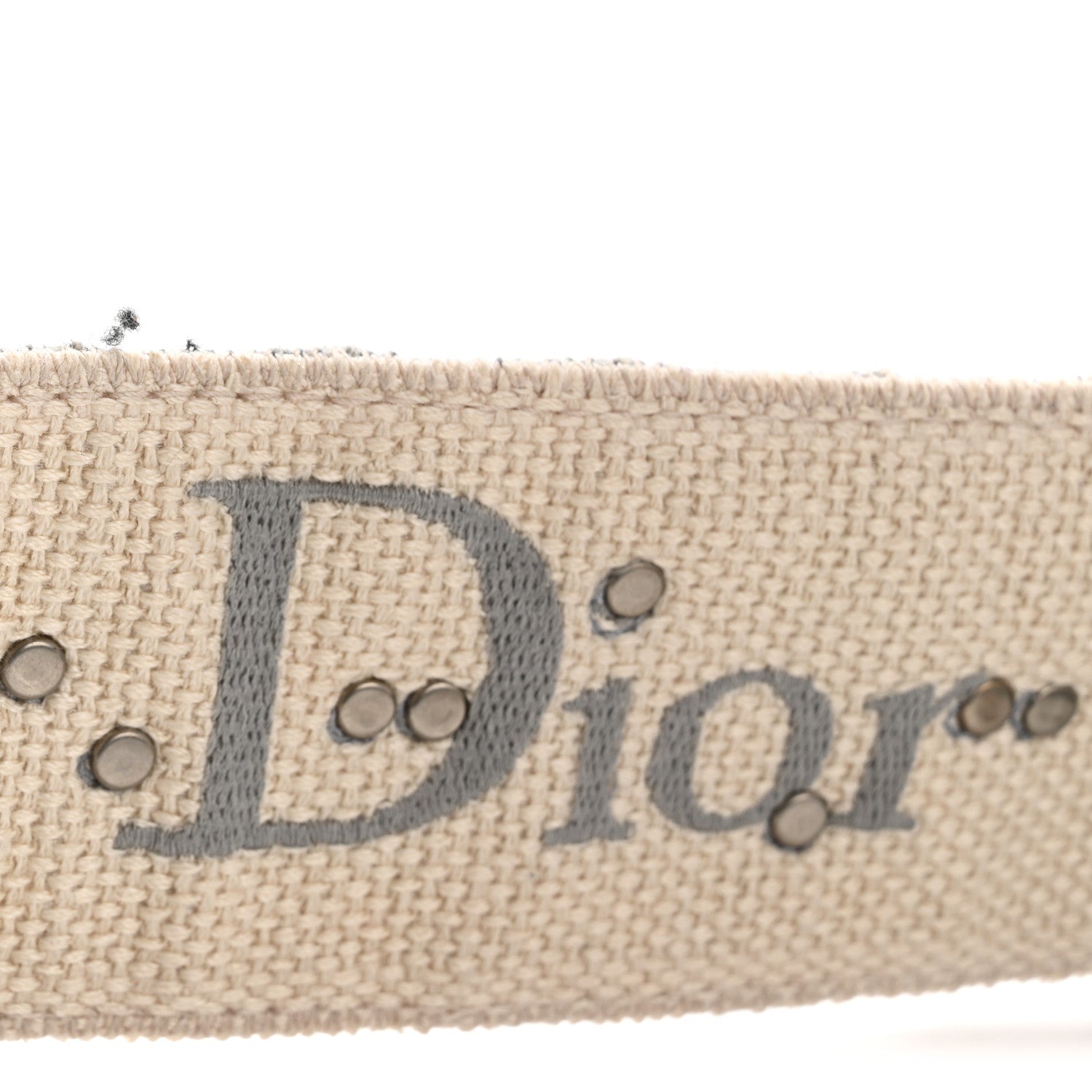 Christian Dior Oblique Studded Shoulder Strap Gris Multicolor 6 of 8