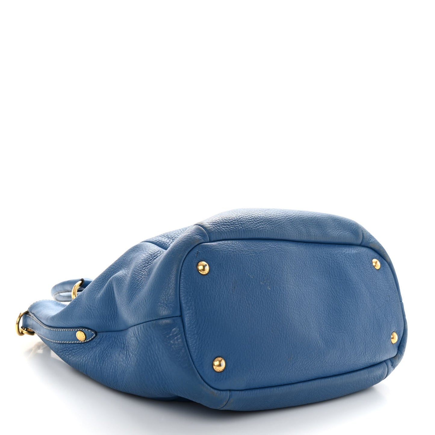 Vitello Daino Shopping Tote Cobalto