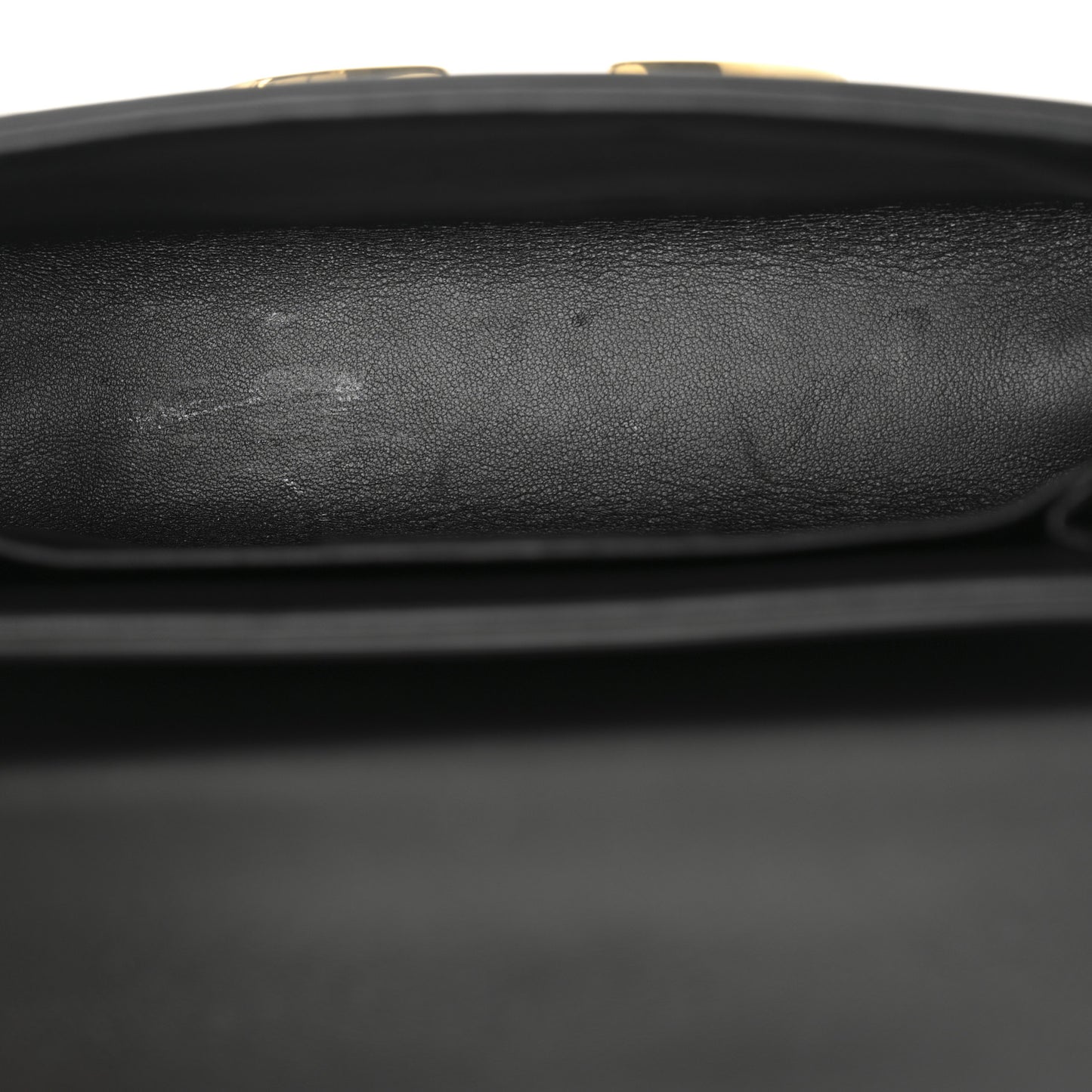Crackled Lambskin 30 Montaigne Box Bag Black Black