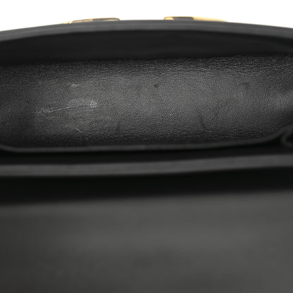 Christian Dior Crackled Lambskin 30 Montaigne Box Bag Black Black 8 of 25