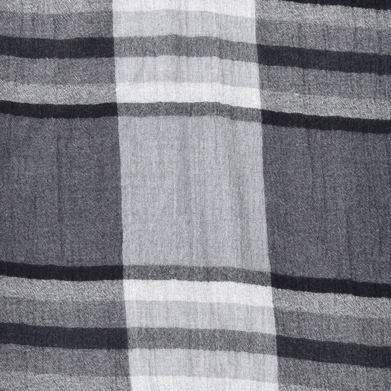 Burberry Wool Check Scarf Grey 3 of 3