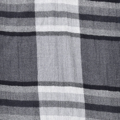 Burberry Wool Check Scarf Grey 3 of 3