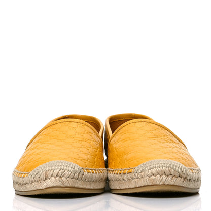 Gucci Microguccissima Soft Espadrilles 37.5 New Buttercup 2 of 4