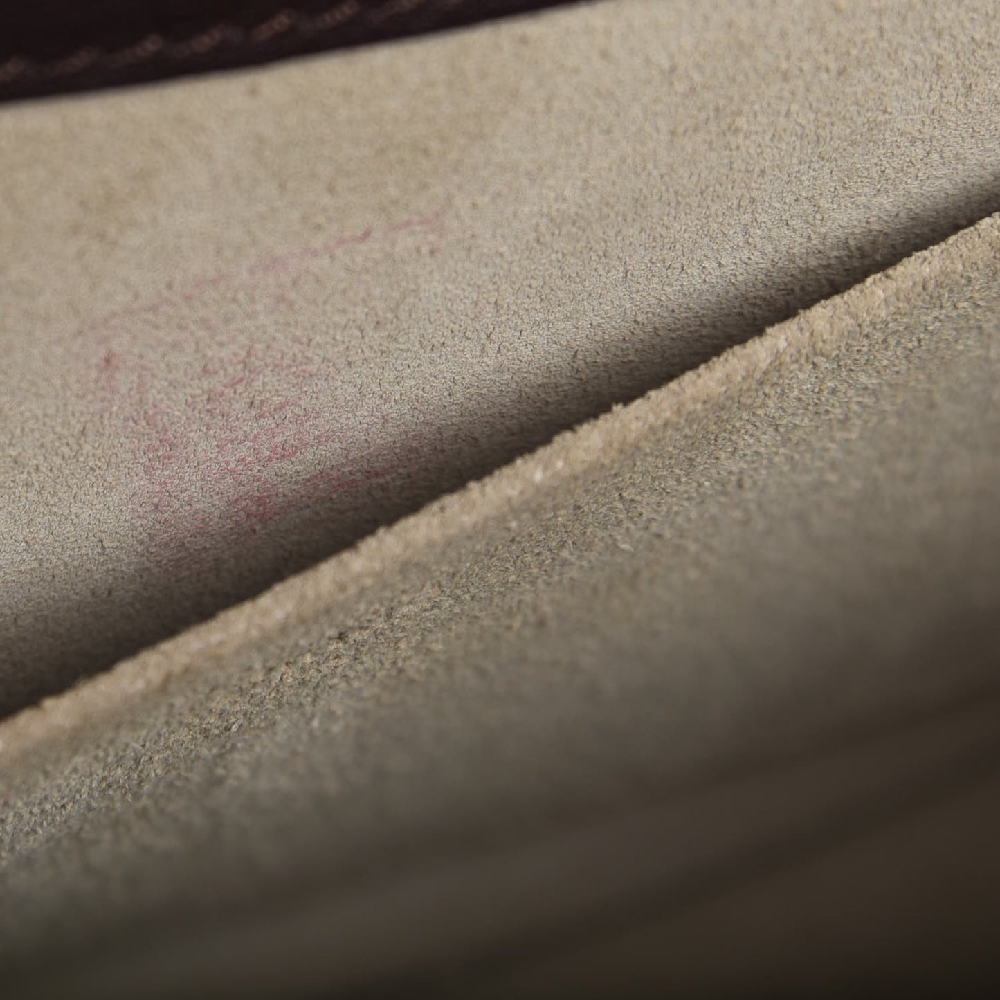 Calfskin Suede Medium Nile Bracelet Bag Carbon Brown
