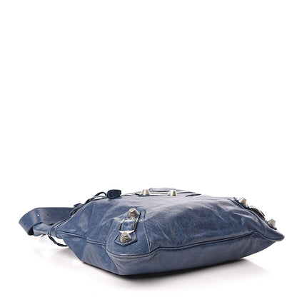 Balenciaga Chevre Giant 21 Silver Hardware Besace Hobo Bleu Jean 4 of 18