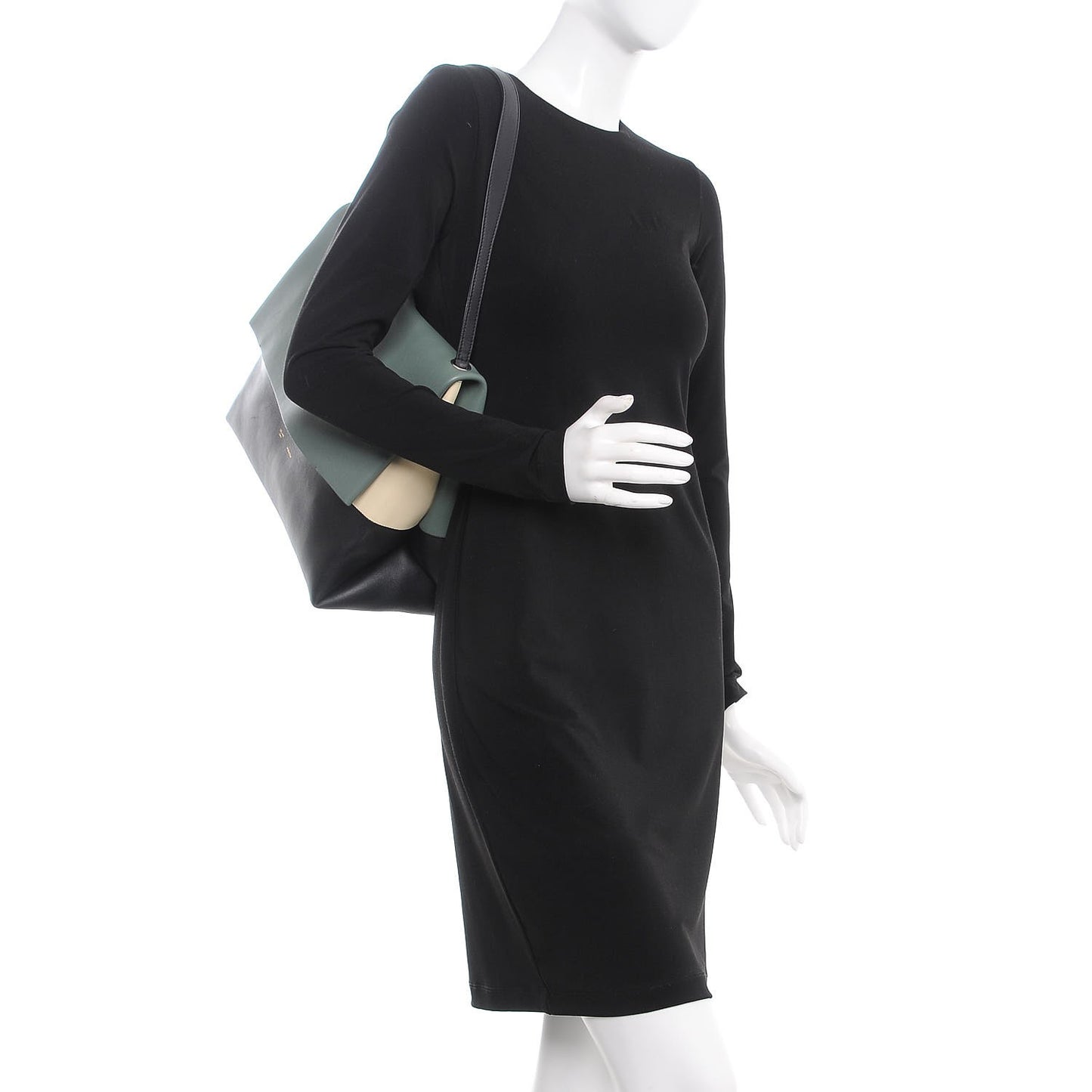 Calfskin All Soft Shoulder Bag Almond
