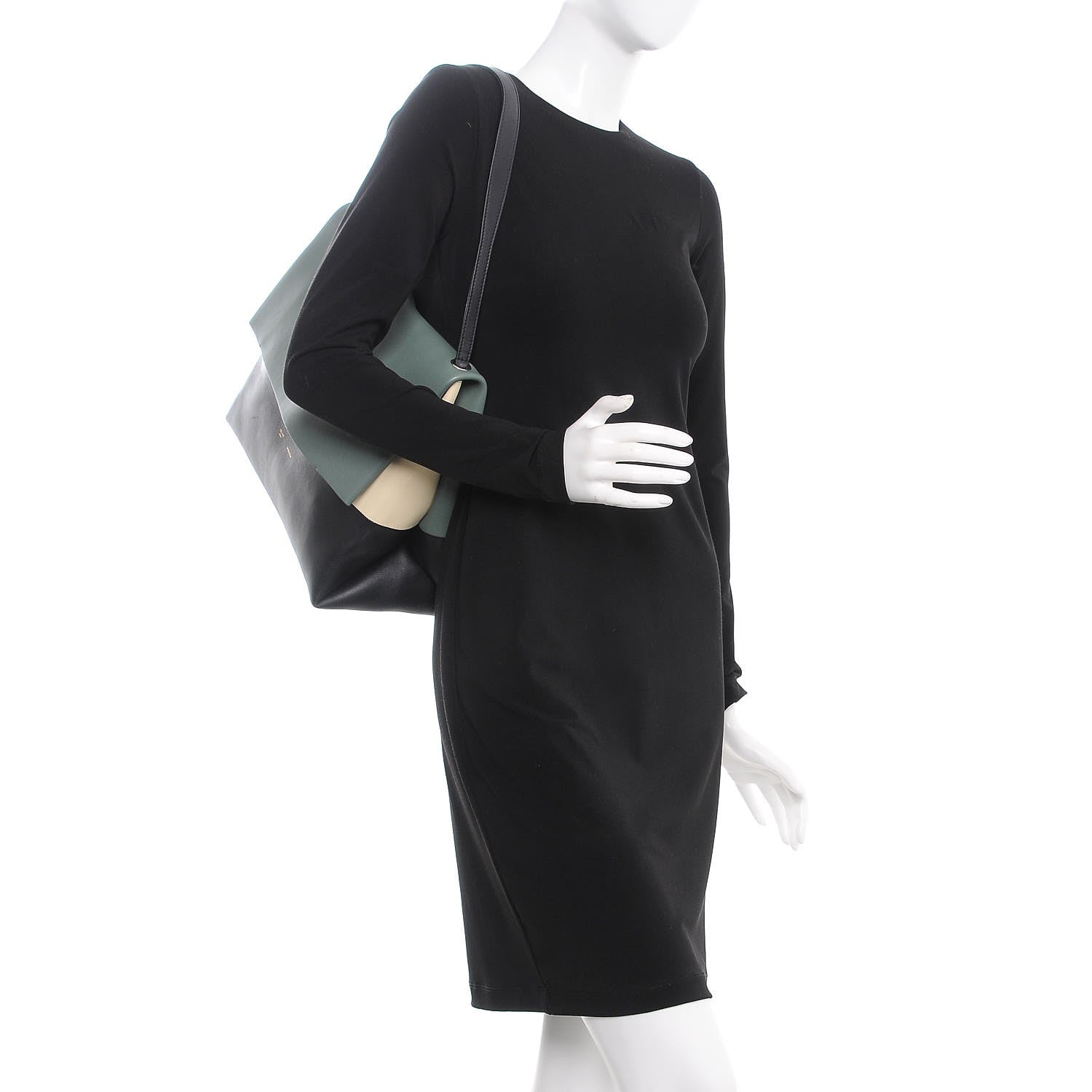 Celine Calfskin All Soft Shoulder Bag Almond 2 of 8