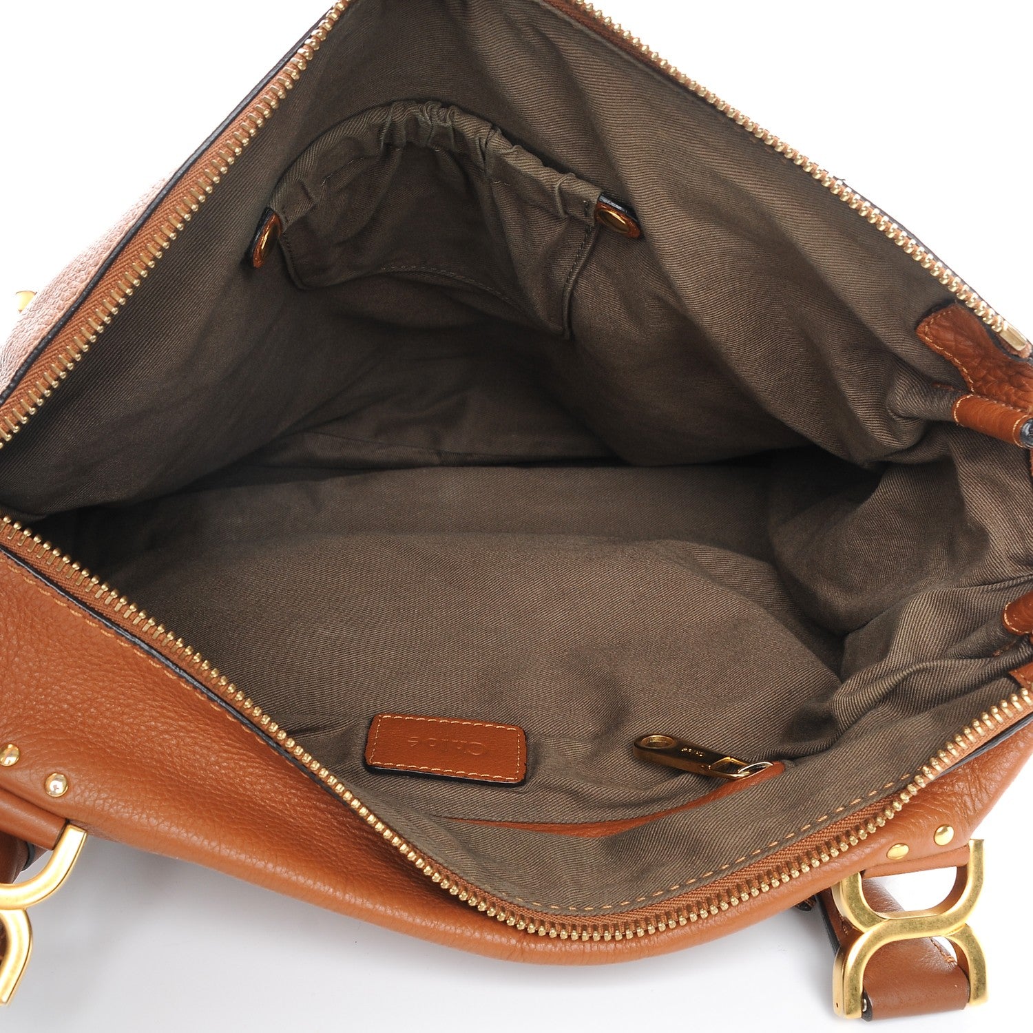 Chloe Calfskin Large Marcie Satchel Armagnac 5 of 7