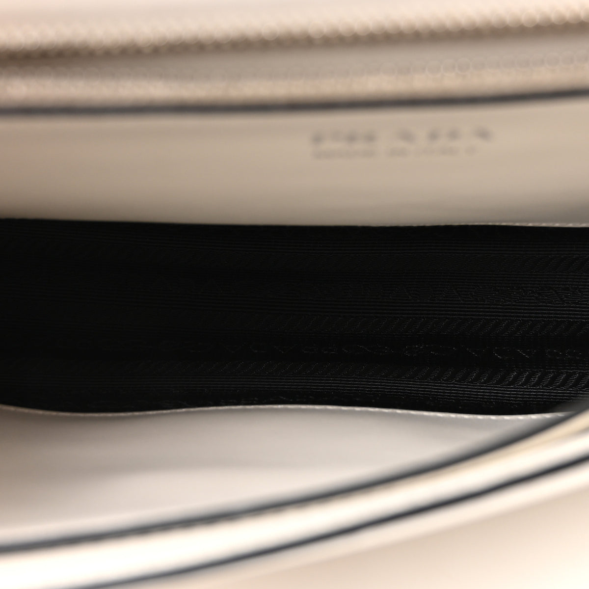 Saffiano City Calfskin Studded Small Elektra Shoulder Bag White Black