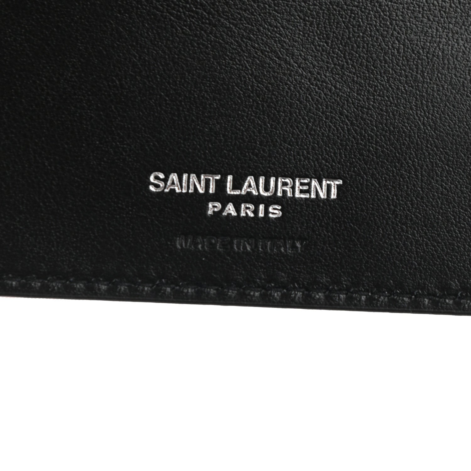 Saint Laurent Nylon Palm Tree Print Bill Clip Card Case 6 of 6