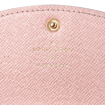 Louis Vuitton Damier Ebene Rosalie Coin Purse Rose Ballerine 6 of 8