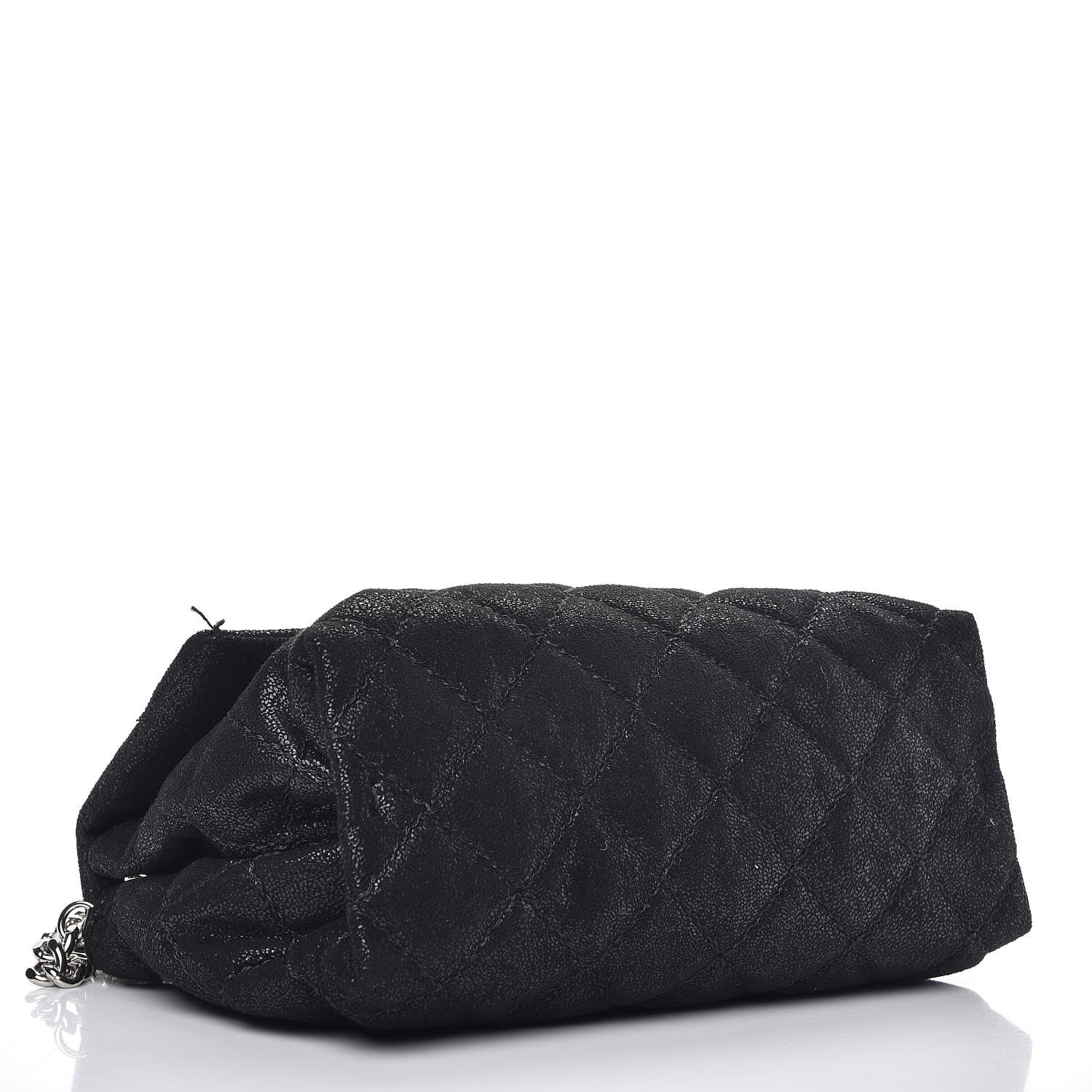 Stella McCartney Shaggy Deer Quilted Small Beckett Chain Shoulder Bag Black 4 of 9