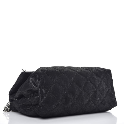 Stella McCartney Shaggy Deer Quilted Small Beckett Chain Shoulder Bag Black 4 of 9