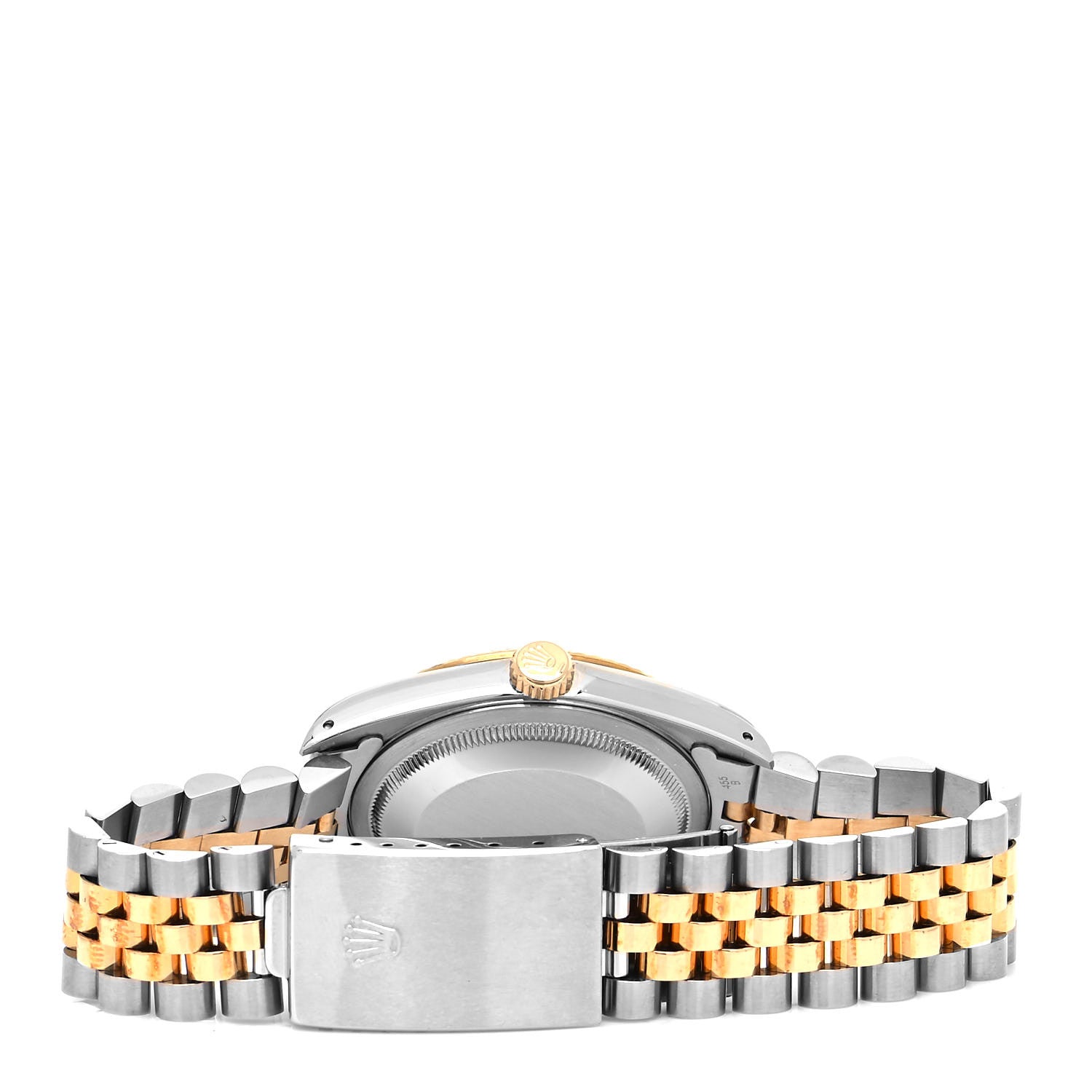 Rolex Stainless Steel 18K Yellow Gold Diamond 36mm Oyster Perpetual Datejust Watch Champagne 16233 3 of 4