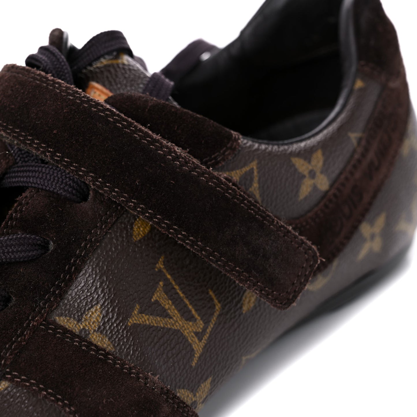 Suede Monogram Globe Trotter Sneakers 8