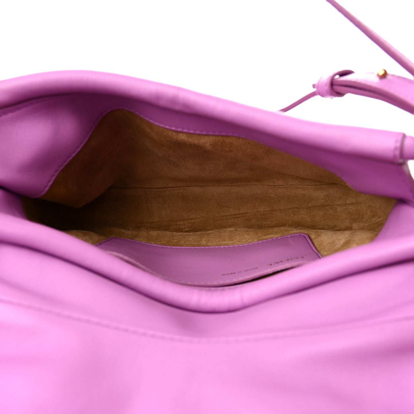 Shiny Nappa Calfskin Paseo Satchel Rockrose