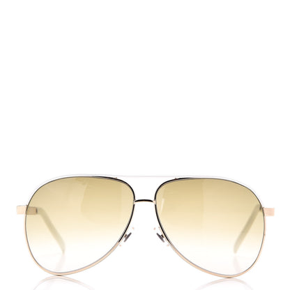 Gucci Aviator Sunglasses 1827/S White Gold 4 of 7
