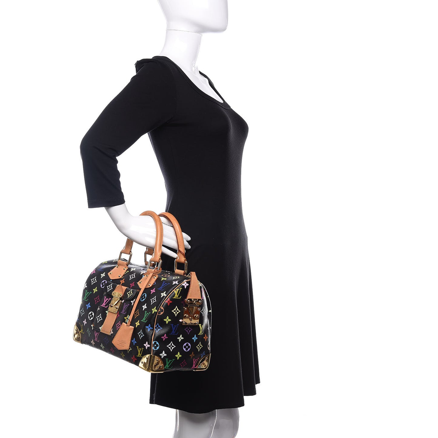 Monogram Multicolor Speedy 30 Black