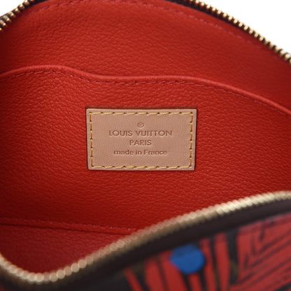 Louis Vuitton Monogram Jungle Dots Cosmetic Pouch Coquelicot Denim 6 of 6