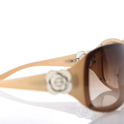 Chanel Camellia CC Sunglasses 6032 Beige 6 of 6