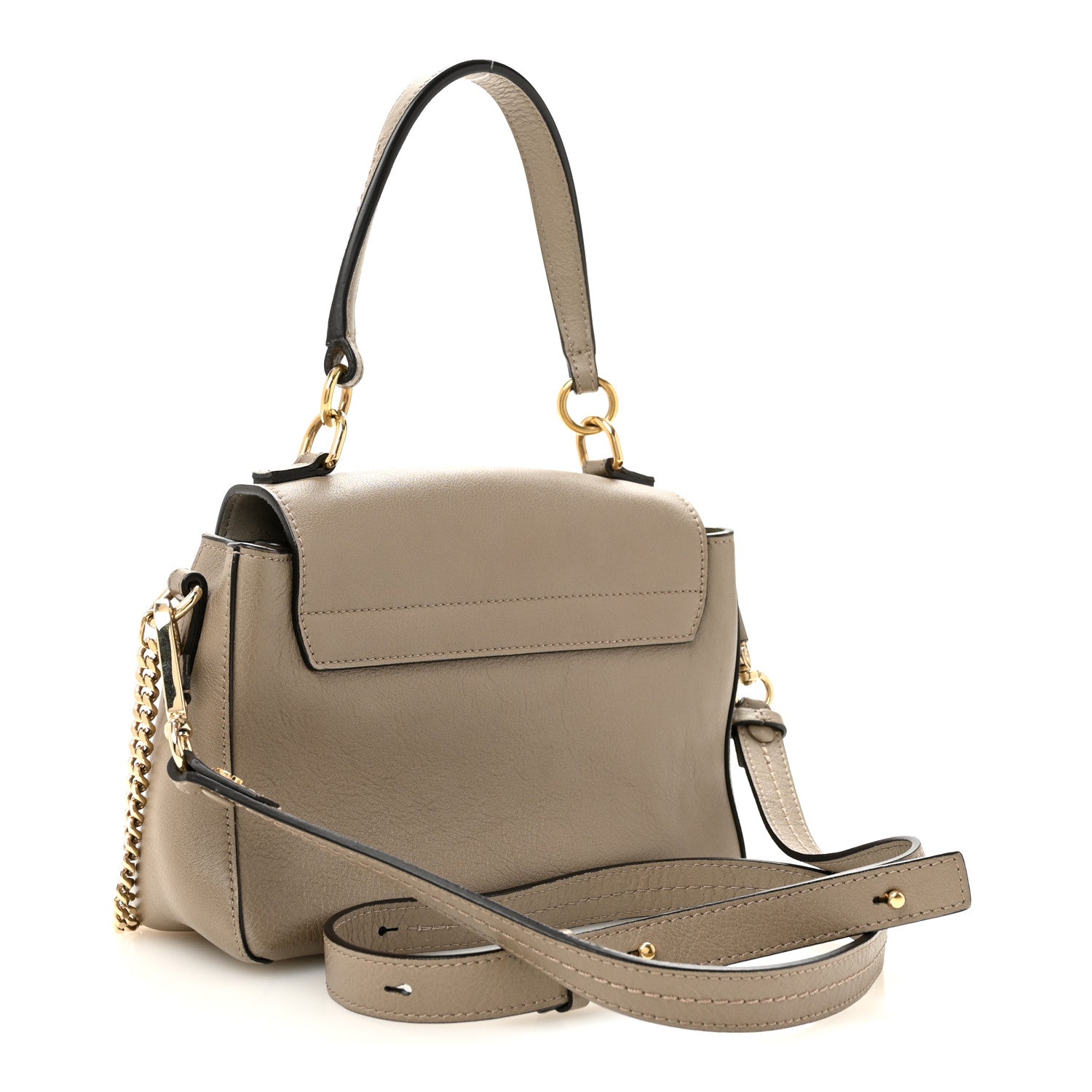 Chloe Calfskin Mini Faye Day Shoulder Bag Motty Grey 3 of 13