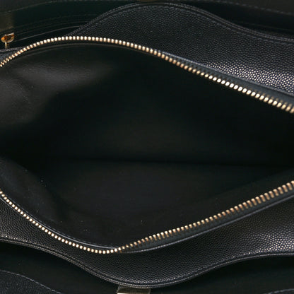 Chanel Caviar Quilted Small Shopping Tote Black 7 of 14