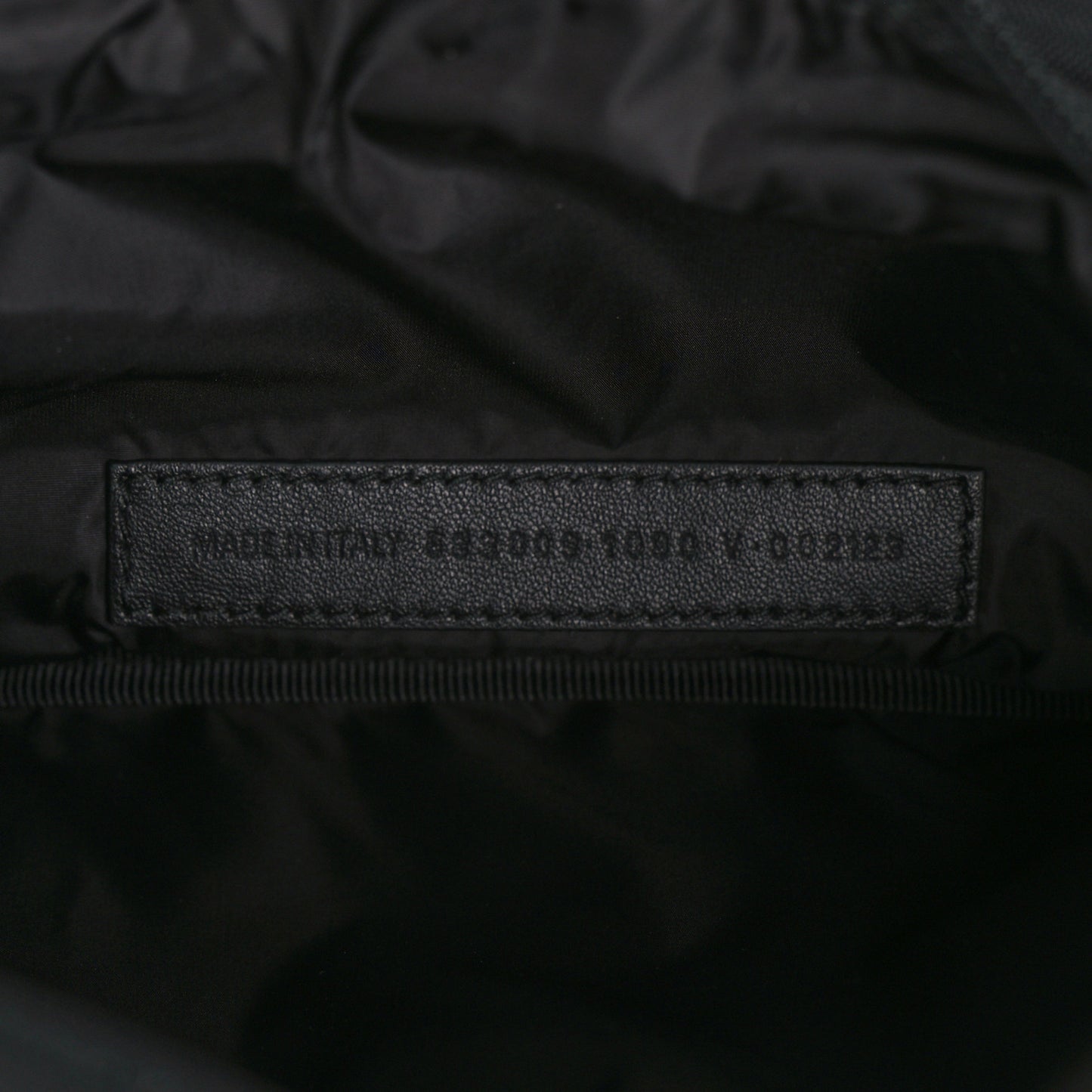 Recycled Sport Nylon Logo Embroidered Wheel Beltpack Black