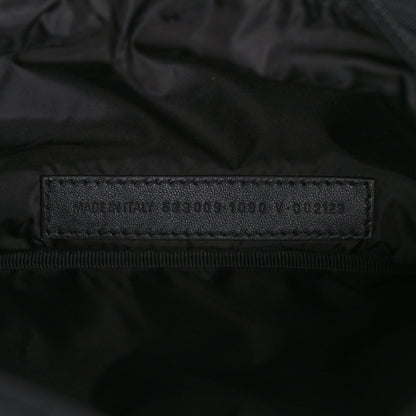 Balenciaga Recycled Sport Nylon Logo Embroidered Wheel Beltpack Black 7 of 7
