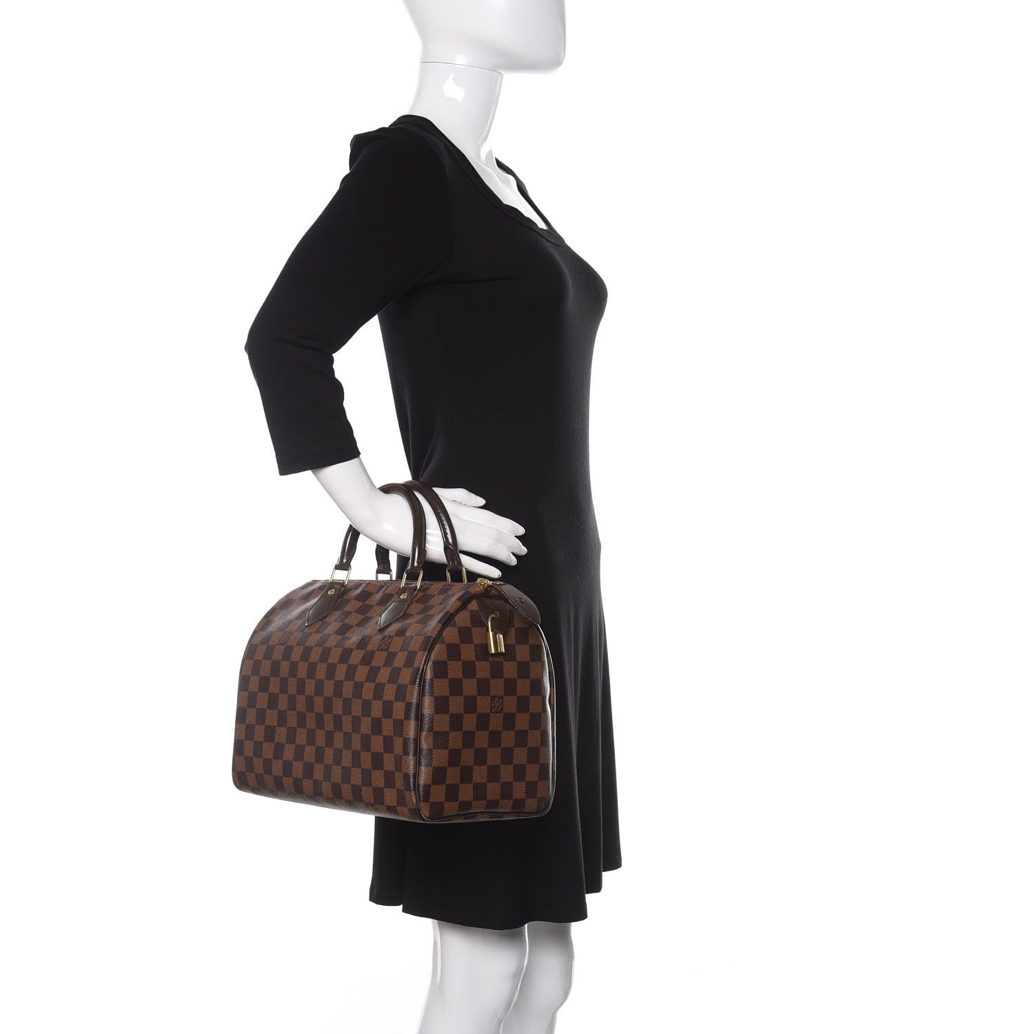 Louis Vuitton Damier Ebene Speedy 30 2 of 9