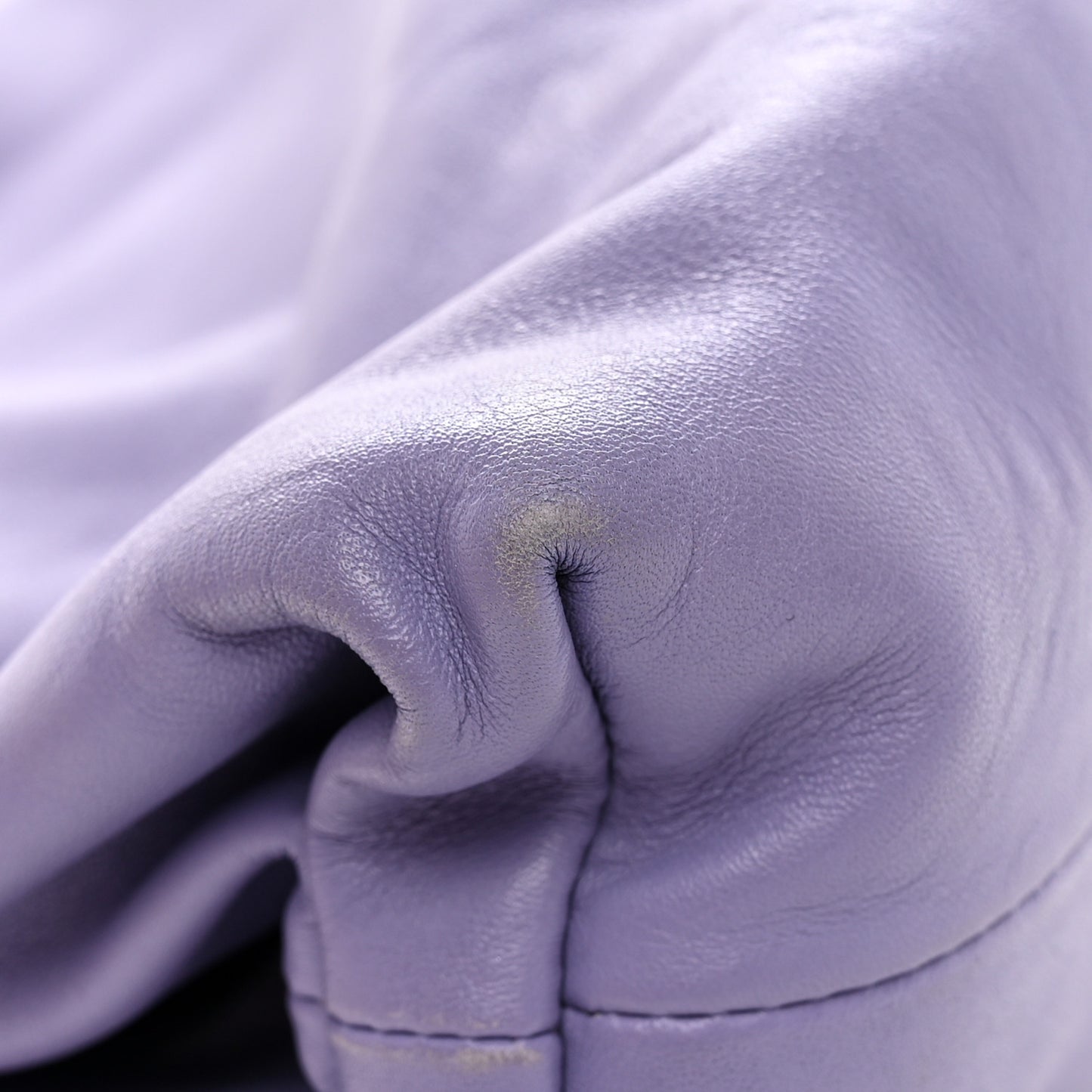 Smooth Butter Calf The Pouch Oversized Clutch Lavender