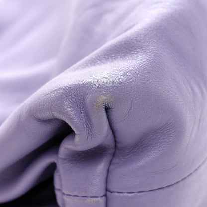 Bottega Veneta Smooth Butter Calf The Pouch Oversized Clutch Lavender 11 of 15