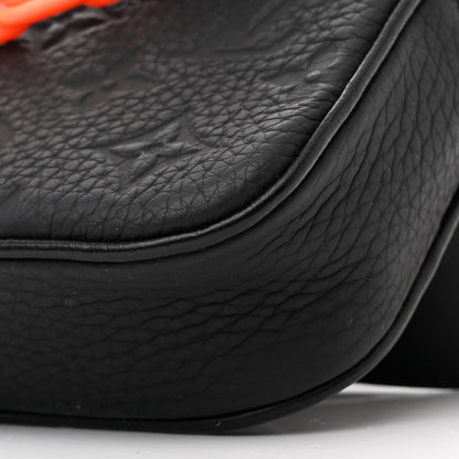 Louis Vuitton Taurillon Monogram Uniformes Solar Ray Soft Pochette Volga Belt Bag Black 9 of 9