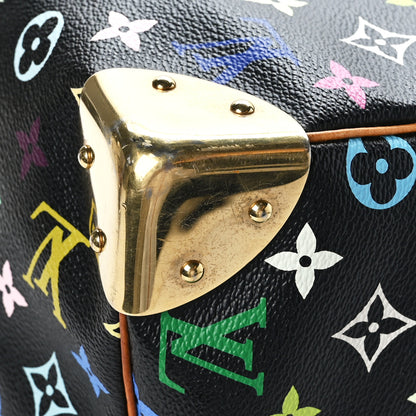 Louis Vuitton Monogram Multicolor Speedy 30 Black 10 of 11