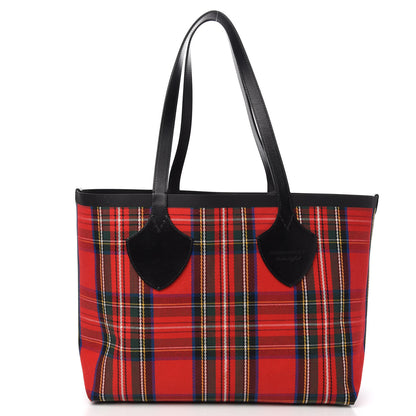 Burberry Vintage Check Medium The Giant Reversible Tote Antique Yellow Bright Red 4 of 16