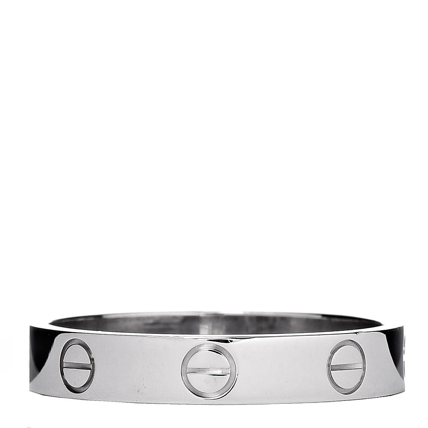 18K White Gold 3.5mm LOVE Wedding Band Ring 57 8