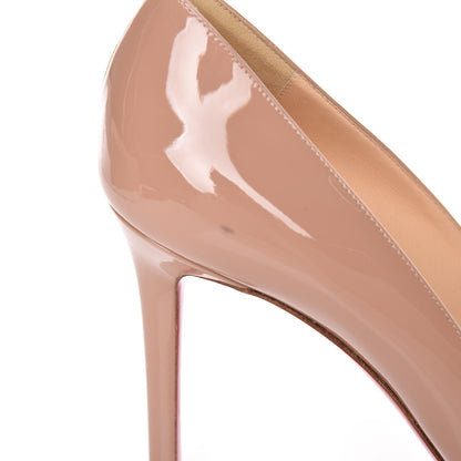 Christian Louboutin Patent Pigalle Plato 100 Pumps 39 Nude 11 of 13
