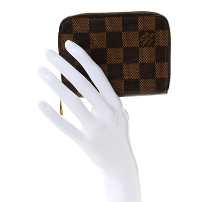 Louis Vuitton Damier Ebene Zippy Coin Purse 2 of 9