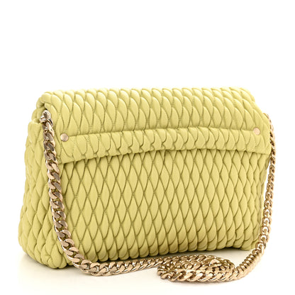 Proenza Schouler Lambskin Quilted PS Harris Small Shoulder Bag Pale Green 3 of 10