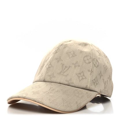 Louis Vuitton Cotton Monogram Jacquard Be My Cap M Beige 2 of 8