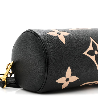 Louis Vuitton Empreinte Monogram Giant Papillon BB Black Beige 8 of 9