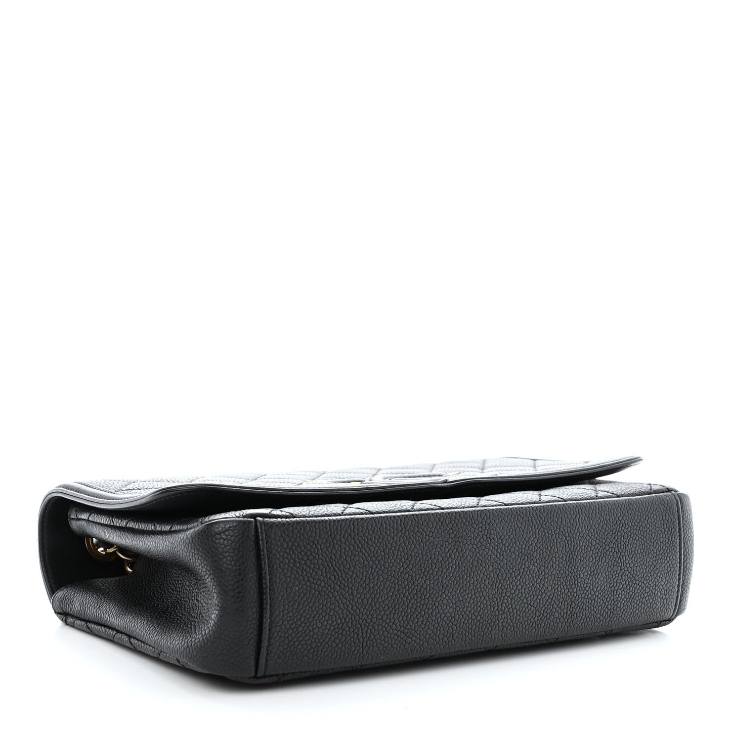 Caviar Quilted Medium CC Filigree Flap Black