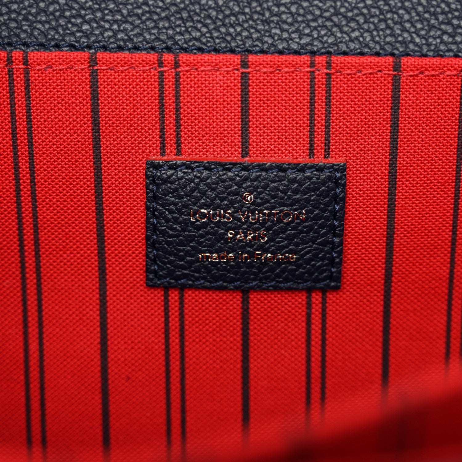 Louis Vuitton Empreinte Pochette Metis Marine Rouge 6 of 10