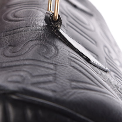 Louis Vuitton Calfskin Embossed Speedy Cube 30 Black 15 of 26