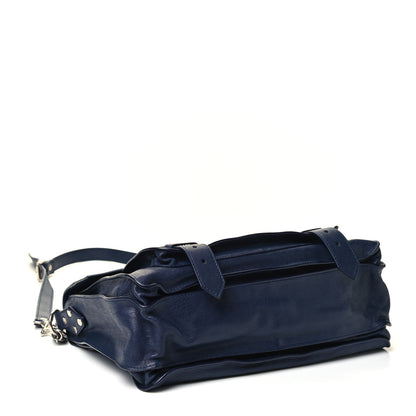 Proenza Schouler Lambskin Medium PS1 Satchel Navy 3 of 4