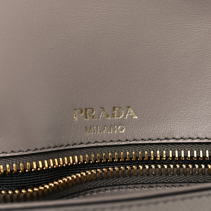 Prada Saffiano Flap Shoulder Bag Argilla 6 of 8