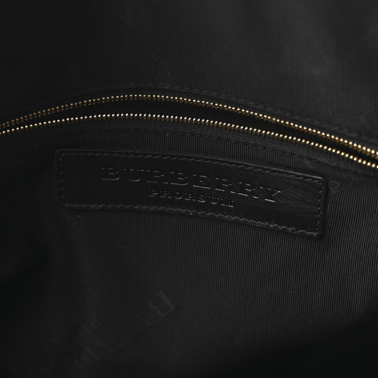 Prorsum Check Jacquard Orchard Bowling Bag Gold Black